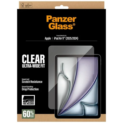 iPad Air 11" (2024-2026) PanzerGlass Ultra-Wide Fit üvegfólia - 5