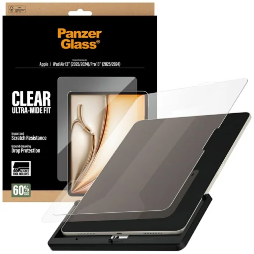 iPad Air 13" (2024/2025) / Pro 13" (2024/2025) PanzerGlass Ultra-Wide Fit üvegfólia - 4