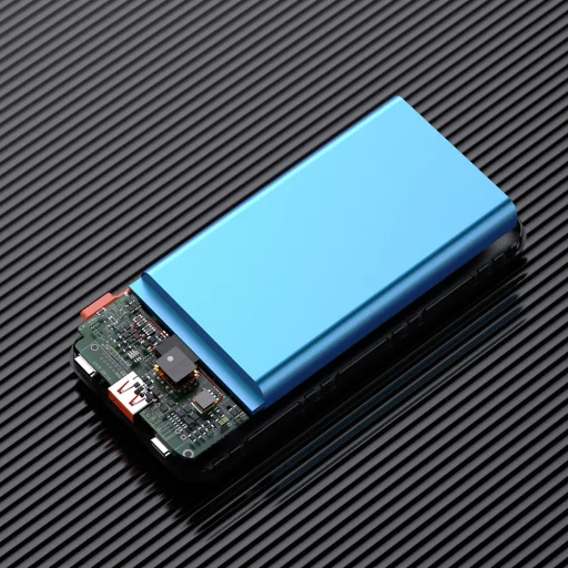 Dudao K15Pro Power Bank 20000mAh 22.5W PD USB-C / USB-A / Beépített Lightning és USB-C Kábelek - Fekete - 7