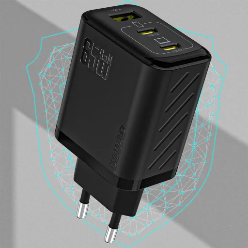 Dudao A29C 65W GaN Töltőadapter + USB-C Kábel - Fekete - 5