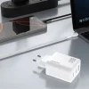 Dudao A29 65W GaN Fali Töltő 2 x USB-C + 1 x USB-A - Fehér thumbnail