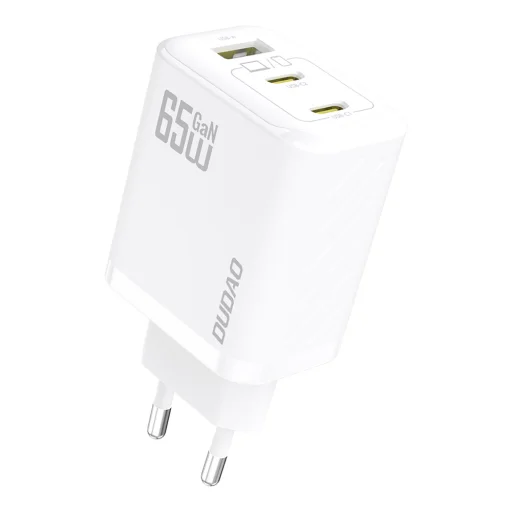 Dudao A29C 65W GaN Hálózati töltő + USB-C kábel - Fehér - 2
