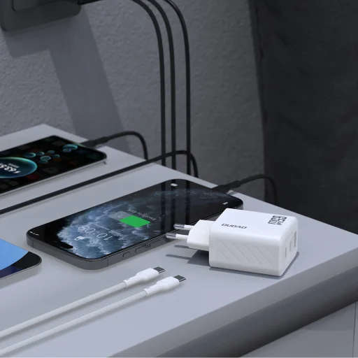 Dudao A29C 65W GaN Hálózati töltő + USB-C kábel - Fehér - 3