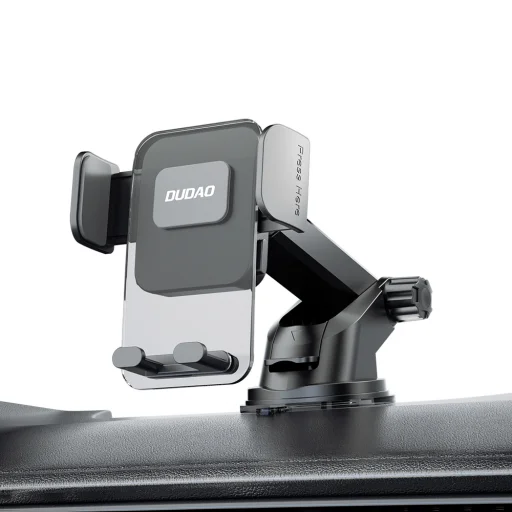 Dudao F8Max+ autós telefontartó műszerfalra vagy szélvédőre - fekete - 2
