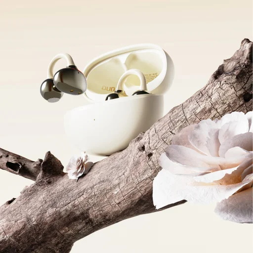 Dudao U20 TWS Bluetooth Vezeték nélküli fülhallgató - Fehér/bézs - 2