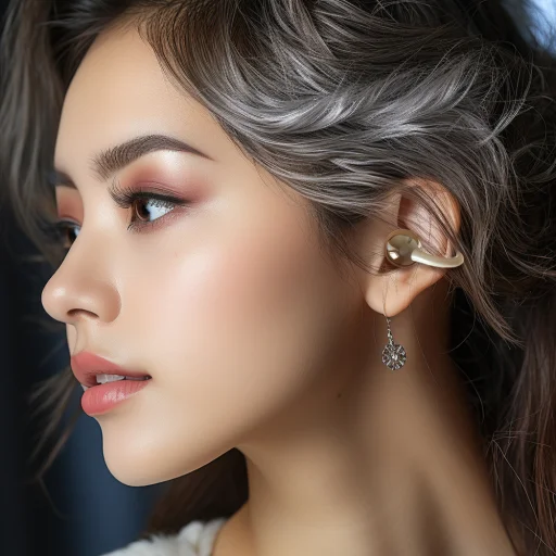 Dudao U20 TWS Bluetooth Vezeték nélküli fülhallgató - Fehér/bézs - 3