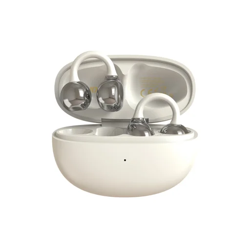 Dudao U20 TWS Bluetooth Vezeték nélküli fülhallgató - Fehér/bézs - 1