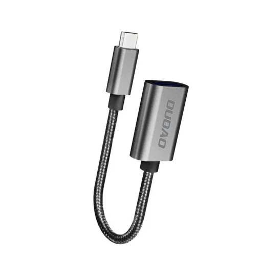 Dudao L15T OTG Adapter USB-C - USB-A - Szürke - 1