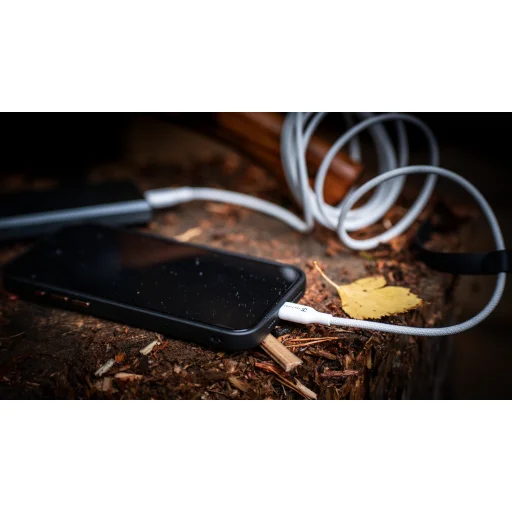 Tactical Stitch Thread Cable USB-A/USB-C 0.3m White - 3