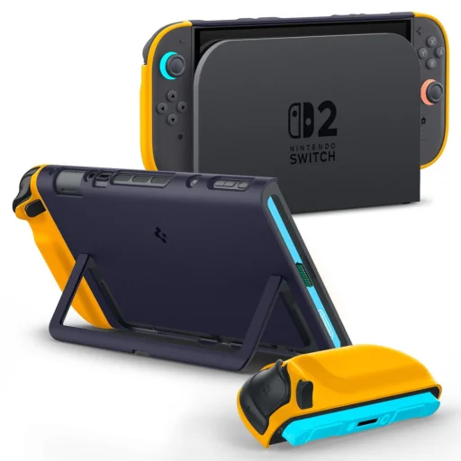Nintendo Switch Spigen Nano Pop kékáfonya haditengerészkék tok - 1