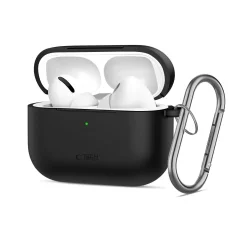 Apple AirPods Pro 3 Tech-Protect Silicone Hook tok Fekete