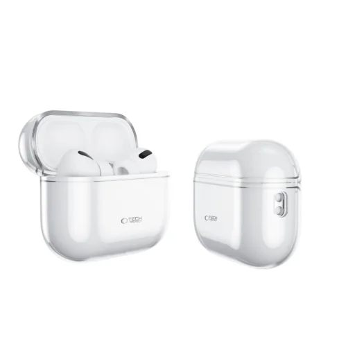 Apple AirPods Pro 3 Tech-protect Flexair átlátszó tok - 3