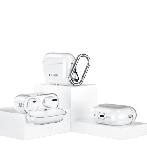 Apple AirPods Pro 3 Tech-protect Flexair átlátszó tok - 5