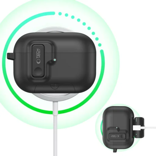 Apple AirPods Pro 3 Tech-protect Slim Hook Fekete tok - 11