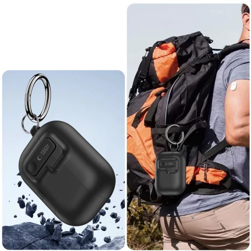 Apple AirPods Pro 3 Tech-protect Slim Hook Fekete tok - 19