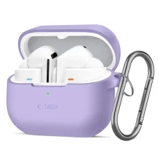 Samsung Galaxy Buds 3 / 3 Fe / 3 Pro Tech-protect Silicone Hook tok Levendula