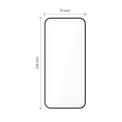 Xiaomi Redmi 15C / Poco C85 üvegfólia Tech-Protect Glass Fit+ 2-pack fekete üvegfólia - 2