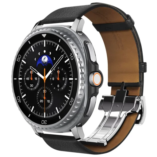 Samsung Galaxy Watch 8 / Classic (40 / 44 / 46 mm) Spigen Enzo fekete óraszíj - 1