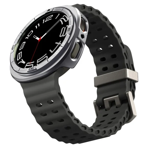 Samsung Galaxy Watch 8 (44 mm) Spigen Bezel Tune Pro Pilot ezüst tok - 10