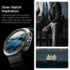 Samsung Galaxy Watch 8 (44 Mm) Spigen Bezel Tune Pro Diver fekete tok thumbnail