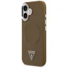 Apple iPhone 17 Guess - Hardcase Triangle Logo MagSafe (GUHMP17SPSDTSCMW) - Barna tok thumbnail
