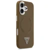 Apple iPhone 17 Guess - Hardcase Triangle Logo MagSafe (GUHMP17SPSDTSCMW) - Barna tok thumbnail