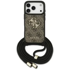 Apple iPhone 17 Pro Barna Guess Crossbody Cord 4G Big Logo (GUHCP17LP4GMGCRW) tok