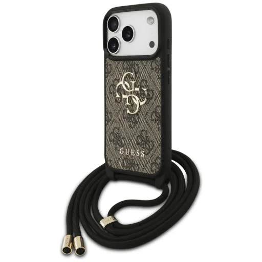 Apple iPhone 17 Pro Barna Guess Crossbody Cord 4G Big Logo (GUHCP17LP4GMGCRW) tok - 2