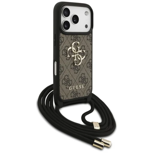 Apple iPhone 17 Pro Barna Guess Crossbody Cord 4G Big Logo (GUHCP17LP4GMGCRW) tok - 6