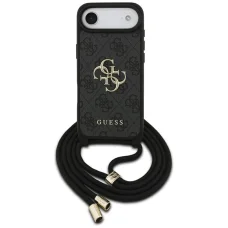 Apple iPhone 17 Air Fekete Guess - Crossbody Cord 4G Big Logo (GUHCP17MP4GMGCRK) tok