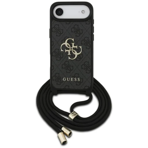 Apple iPhone 17 Air Fekete Guess - Crossbody Cord 4G Big Logo (GUHCP17MP4GMGCRK) tok - 1