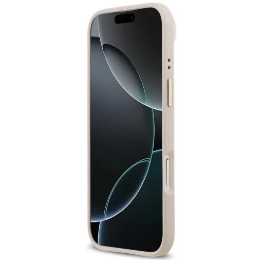 iPhone 17 Air Guess - Grained Strass Logo MagSafe (GUHMP17MPGCRMDEP) - Pink tok - 5