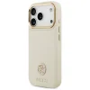 iPhone 17 Pro Guess - Grained Strass Logo MagSafe (GUHMP17LPGCRMDEE) - Bézs tok thumbnail