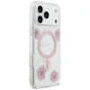 iPhone 17 Pro Max Guess - Resin Flowers and Glitter MagSafe (GUHMP17XRBFGFGMP) - Pink tok thumbnail