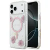 iPhone 17 Pro Max Guess - Resin Flowers and Glitter MagSafe (GUHMP17XRBFGFGMP) - Pink tok thumbnail