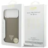 iPhone 17 Pro Max Guess Grained Triangle Logo MagSafe tok barna thumbnail