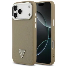 iPhone 17 Pro Max Guess Grained Triangle Logo MagSafe tok barna