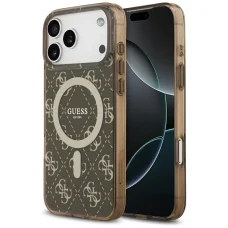  Apple iPhone 17 Pro Barna Guess IML 4G Background MagSafe (GUHMP17LH4DTEW) tok
