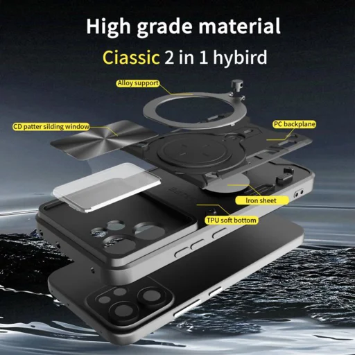 Oppo Reno14 F Purple Techsuit - CamGuard Pro tok - 5