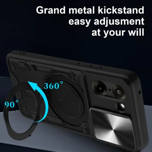 OnePlus Nord CE5 Techsuit CamGuard Pro Fekete tok - 4