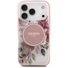 iPhone 17 Pro Max Pink Guess IML Flower & Tonal Circle MagSafe (GUHMP17XHFWBDCEP) tok thumbnail