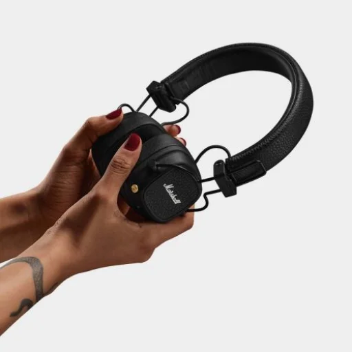 Marshall Major V Bluetooth Vezeték nélküli On-Ear Fejhallgató Fekete - 3