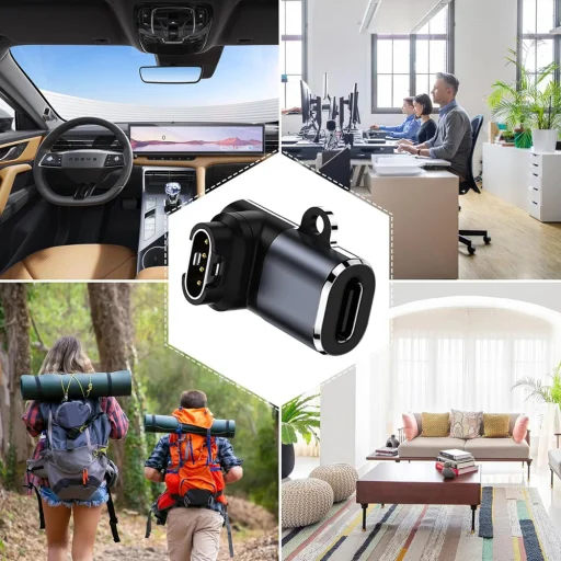 Wozinsky WAYGS1 USB-C Adapter Garmin Okosóra számára - Szürke - 6