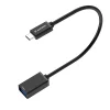 Wozinsky WOTGY1S USB-C 3.0 (férfi) - USB-A 3.0 (női) OTG Adapter - Fekete thumbnail