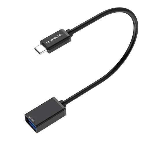 Wozinsky WOTGY1S USB-C 3.0 (férfi) - USB-A 3.0 (női) OTG Adapter - Fekete - 2