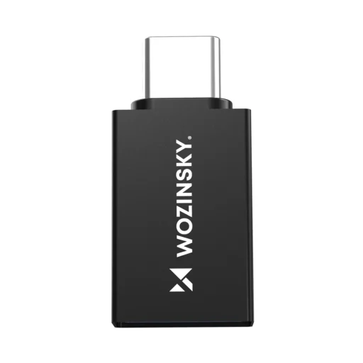 Wozinsky W10GY1S USB-C - USB-A 3.2 10Gb/s Adapter - Fekete - 3
