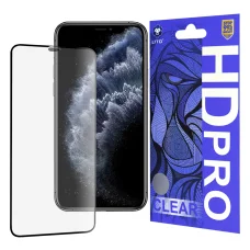 iPhone 11 Pro Max Lito - HD Pro Clear - Fekete üvegfólia