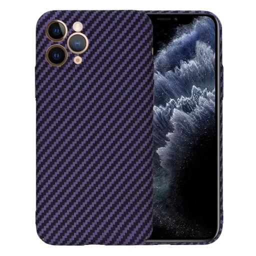iPhone 11 Pro Purple Techsuit Carbonite FiberShell tok - 1