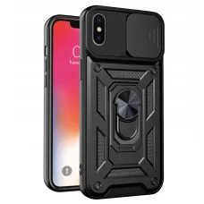 iPhone X / iPhone XS Fekete Techsuit CamShield Series tok