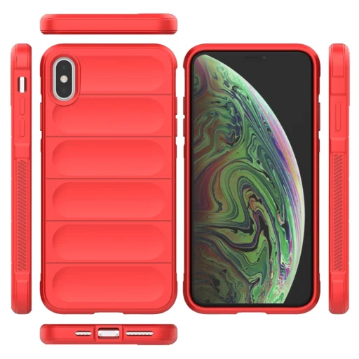 iPhone X / iPhone XS Techsuit Magic Shield - Fekete tok - 2